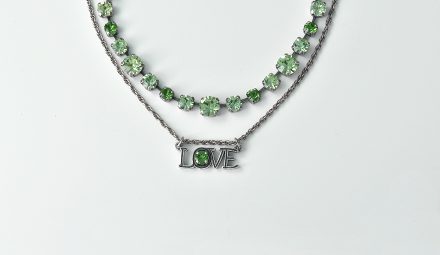 Love pendant & cup chain necklace tutorial